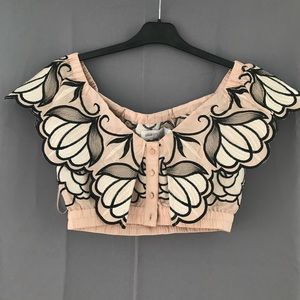 Alice McCall embroidered crop top